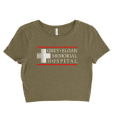 Grey Sloan Memorial Hospital Grey's Anatomy Women’s Crop Tee / Crop Top