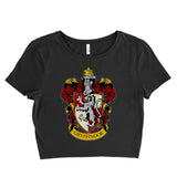 Gryffindor Crest #1 Women’s Crop Tee / Crop Top