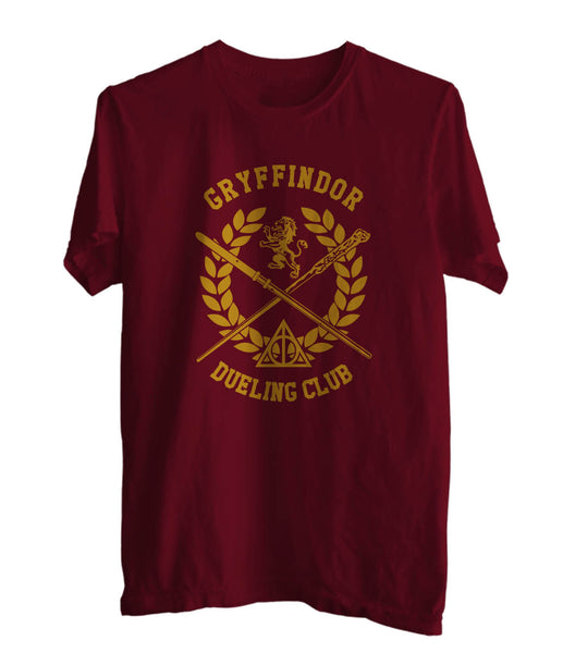 Gryffindor Dueling Club Yellow Ink Men T-Shirt
