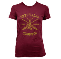 Gryffindor Quidditch Team Captain Women T-shirt Tee