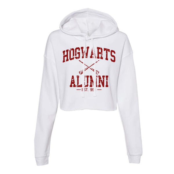 Hogwarts Alumni 1 Crop Hoodie