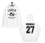 Herondale 27 Idris University Unisex Pullover Hoodie