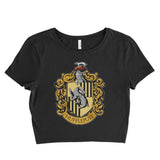 Hufflepuff Crest #1 Women’s Crop Tee / Crop Top