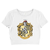 Hufflepuff Crest #1 Women’s Crop Tee / Crop Top