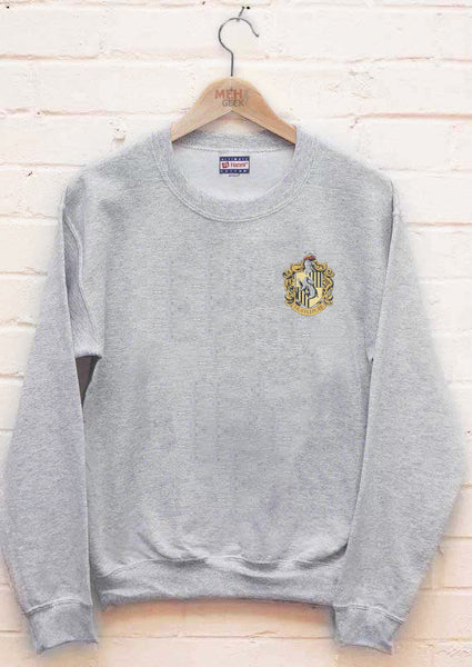 Hufflepuff Crest #1 Pocket Unisex Sweatshirt