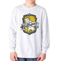 Hufflepuff Crest #2 Youth Long Sleeve T-Shirt
