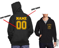 Customize - Hufflepuff Quidditch Team Beater Unisex Zip Up Hoodie