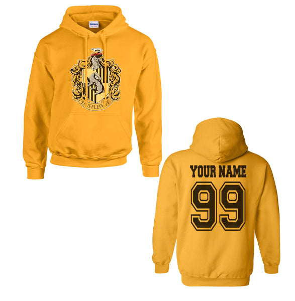 Customize - Hufflepuff Crest #1 Pullover Hoodie