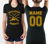Customize - Hufflepuff Quidditch Team Chaser Women T-shirt Tee