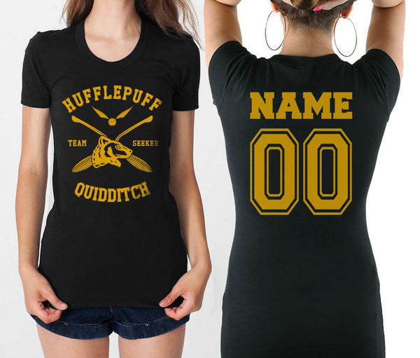 Customize - Hufflepuff Quidditch Team Seeker Women T-shirt Tee