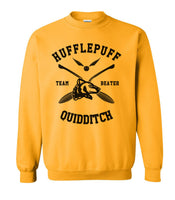 Hufflepuff Quidditch Team Beater Sweatshirt Gold