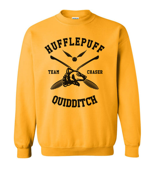 Hufflepuff Quidditch Team Chaser Sweatshirt Gold