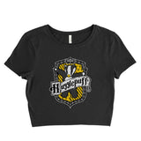 Hugglepuff Crest Women’s Crop Tee / Crop Top