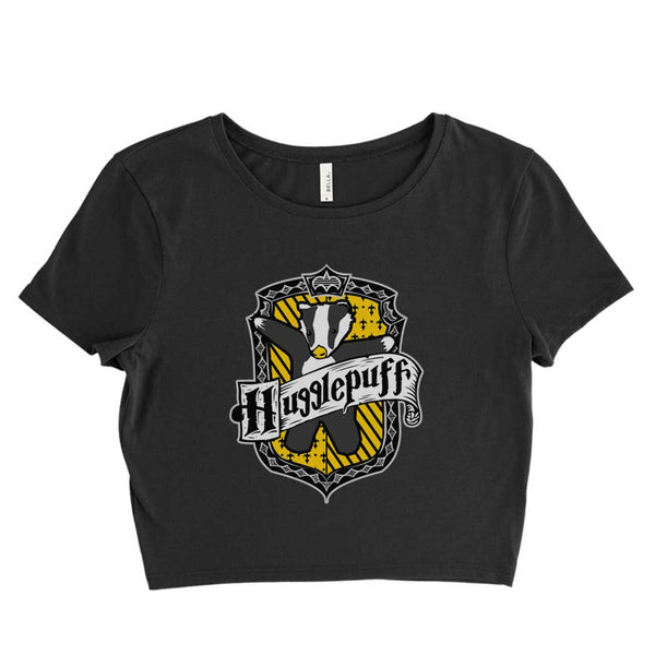 Hugglepuff Crest Women’s Crop Tee / Crop Top