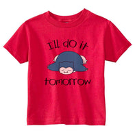 I'll Do It Tomorrow Snorlax Toddler Short Sleeve Tee - Geeks Pride