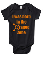 I was born in the orange zone Infant Baby Rib Bodysuit Onesie