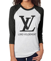 Lord Voldemort Unisex Baseball Raglan 3/4 Sleeve Tri-Blend
