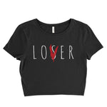 Loser Lover IT Los(V)er Women’s Crop Tee