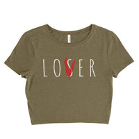 Loser Lover IT Los(V)er Women’s Crop Tee
