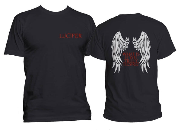 Lucifer Front Back Men T-Shirt