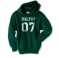 Malfoy 07 on front Pullover Hoodie