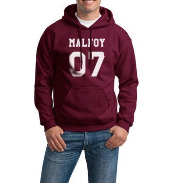 Malfoy 07 on front Pullover Hoodie