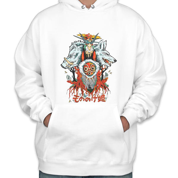 Mononoke Hime X Unisex Pullover Hoodie