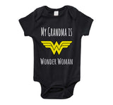My Grandma Is Wonder Woman Baby Jersey One Piece Onesie