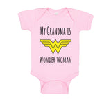 My Grandma Is Wonder Woman Baby Jersey One Piece Onesie