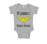 My Grandma Is Wonder Woman Baby Jersey One Piece Onesie