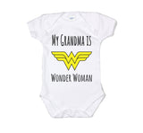 My Grandma Is Wonder Woman Baby Jersey One Piece Onesie