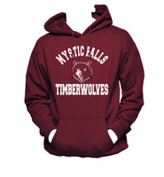 Salvatore 21 Mystic Falls Timberwolves Unisex Pullover Hoodie Maroon