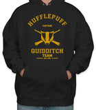 Customize - Hufflepuff Quidditch Team Captain Old Design Pullover Hoodie