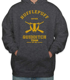 Hufflepuff Quidditch Team Captain Old Design Pullover Hoodie