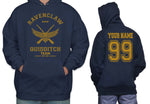 Customize - Ravenclaw Quidditch Team Beater Yellow Ink Old Design Pullover Hoodie