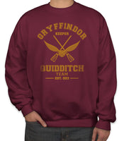 Gryffindor Quidditch Team Keeper Old Design Sweatshirt