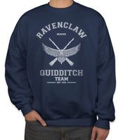 Old Design Ravenclaw Quidditch Team Beater White Ink Sweatshirt