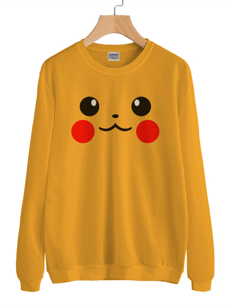 Pika Face Pikachu Unisex Sweatshirt