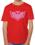 PJ Mask Owlette Pink Youth/Kid Short Sleeve T-Shirt