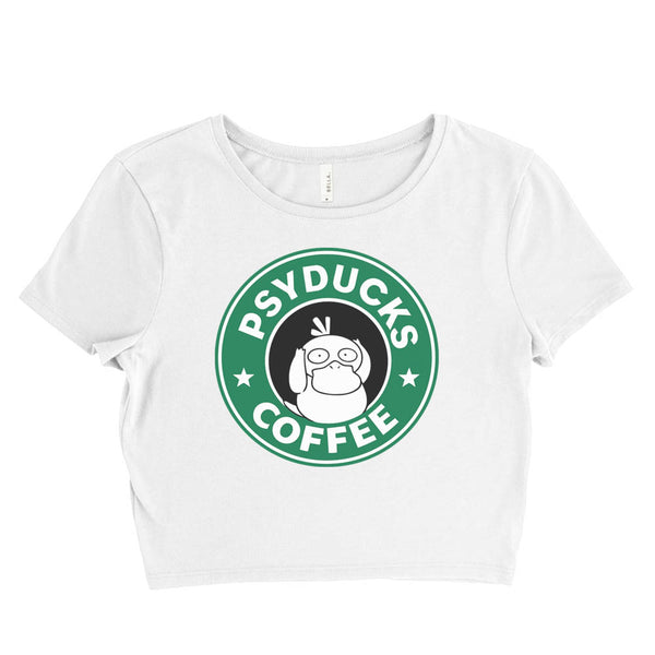 Psyduck Coffee Women’s Crop Tee / Crop Top