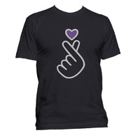 Purple Love BTS Men T-Shirt