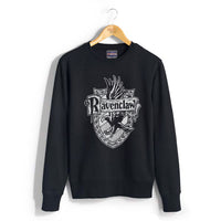 Ravenclaw Crest #2 Bw Unisex Sweatshirt