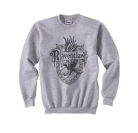 Ravenclaw Crest #2 Bw Unisex Sweatshirt