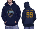 Customize - Ravenclaw Crest #2 Yellow Ink Pullover Hoodie