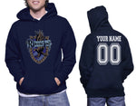 Customize - Ravenclaw Crest #2 White Ink Pullover Hoodie