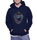 Customize - Ravenclaw Crest #2 White Ink Pullover Hoodie