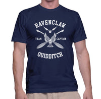 Ravenclaw Quidditch Team Captain White Ink Men T-Shirt