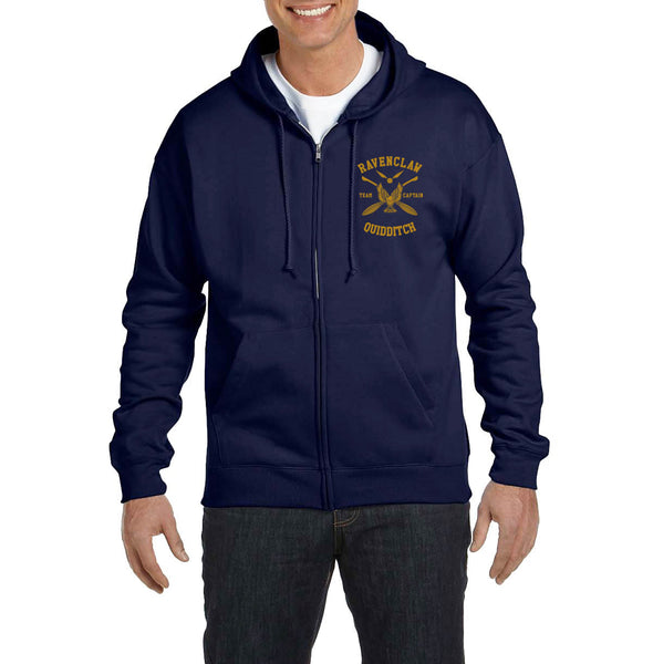 Ravenclaw Quidditch Team Captain Unisex Zip Up Hoodie Geeks Pride