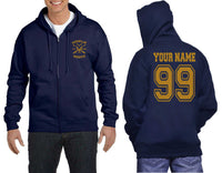 Customize - Ravenclaw Quidditch Team Beater Unisex Zip Up Hoodie