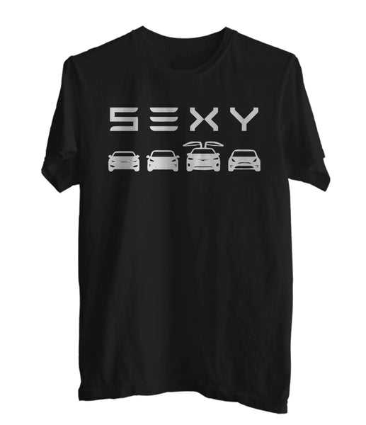 Sexy Tesla Men T-Shirt